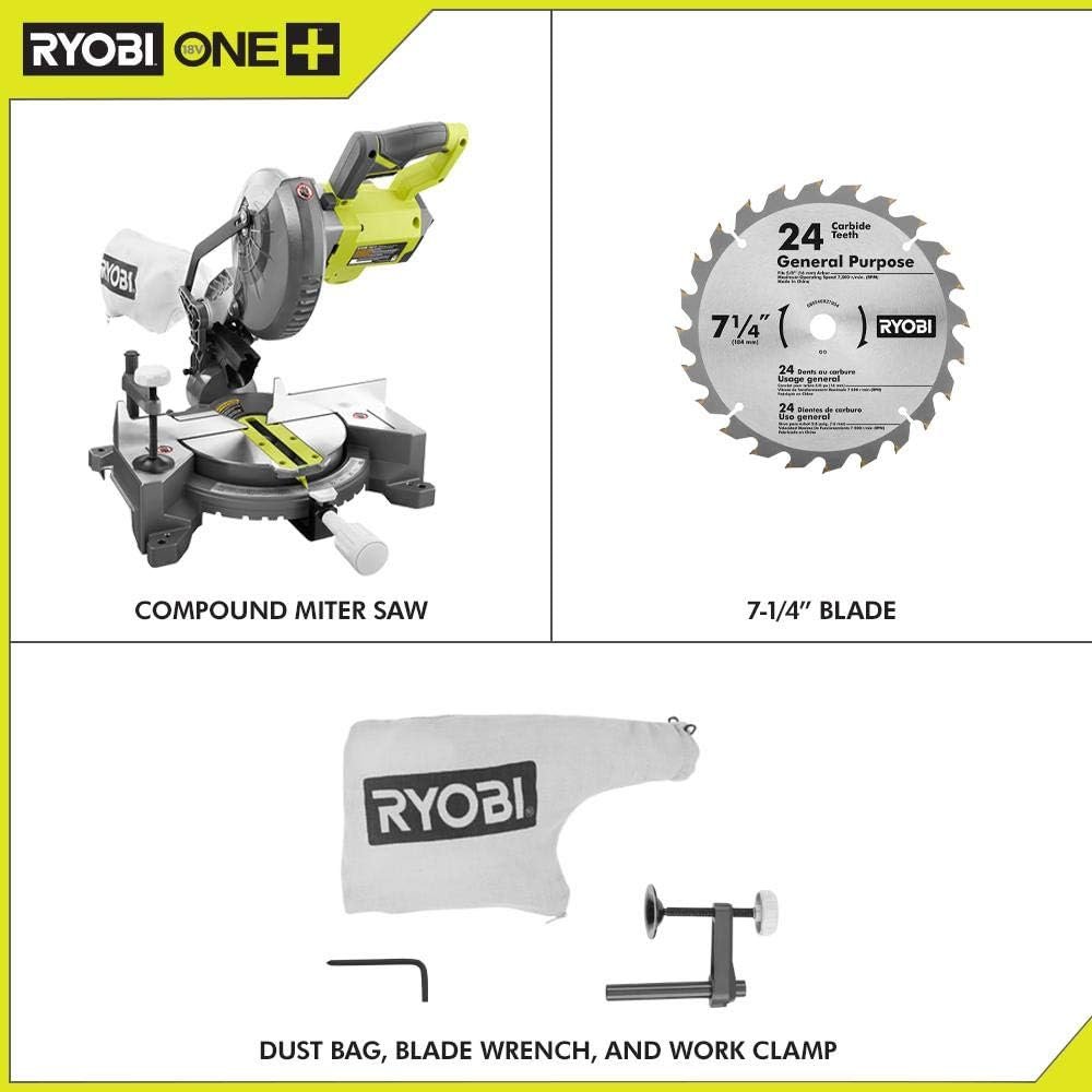 18V ONE+ 7-1/4 Miter Saw