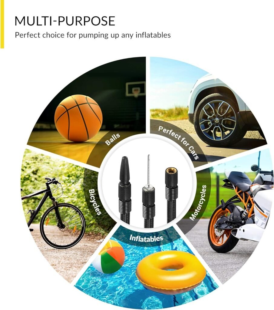AC/DC Digital Tire Inflator for Car 12V DC and Home 110V AC Rapid Performance Portable Air Compressor Pump for Car, Bicycle, Motorcycle, Basketball and Others