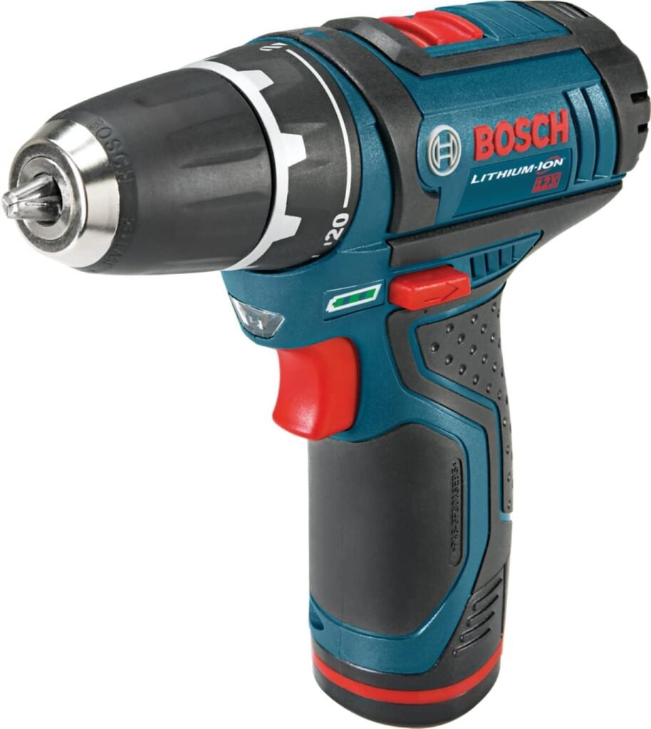 Bosch 12V Max 3/8 Inch Cordless Drill Driver Kit with (2) 2 Ah Batteries