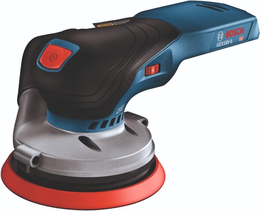 BOSCH GEX18V-5N 18V Brushless 5 Inch Cordless Random Orbit Sander (Bare Tool)