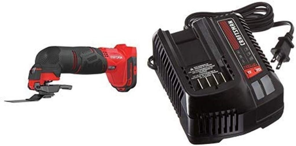 CRAFTSMAN V20 Oscillating Tool Cordless with Fast Charger, Battery Sold Separately (CMCE500B  CMCB104)