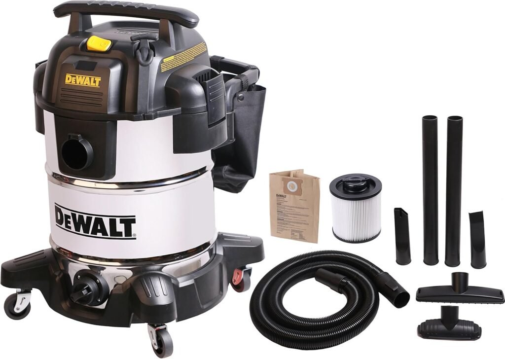 DeWALT 10 Gallon Stainless Steel Wet/Dry Vac