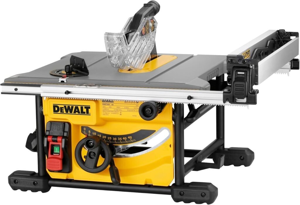 DEWALT Table Saw for Josites, 8-1/4 Inch, 15 Amp (DWE7485)