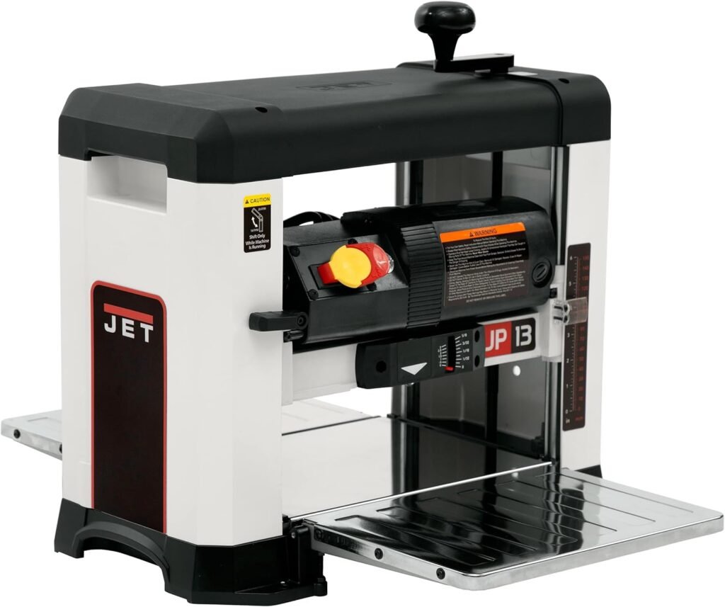 JET 13-Inch Benchtop Planer, Helical Style, 18/26 FPM, 1Ph 120V (JWP-13BT)