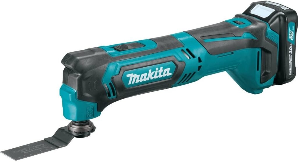 Makita MT01R1 12V max CXT Lithium-Ion Cordless Oscillating Multi-Tool Kit (2.0Ah) with ADP06 12V max CXT Lithium-Ion Cordless Power Source