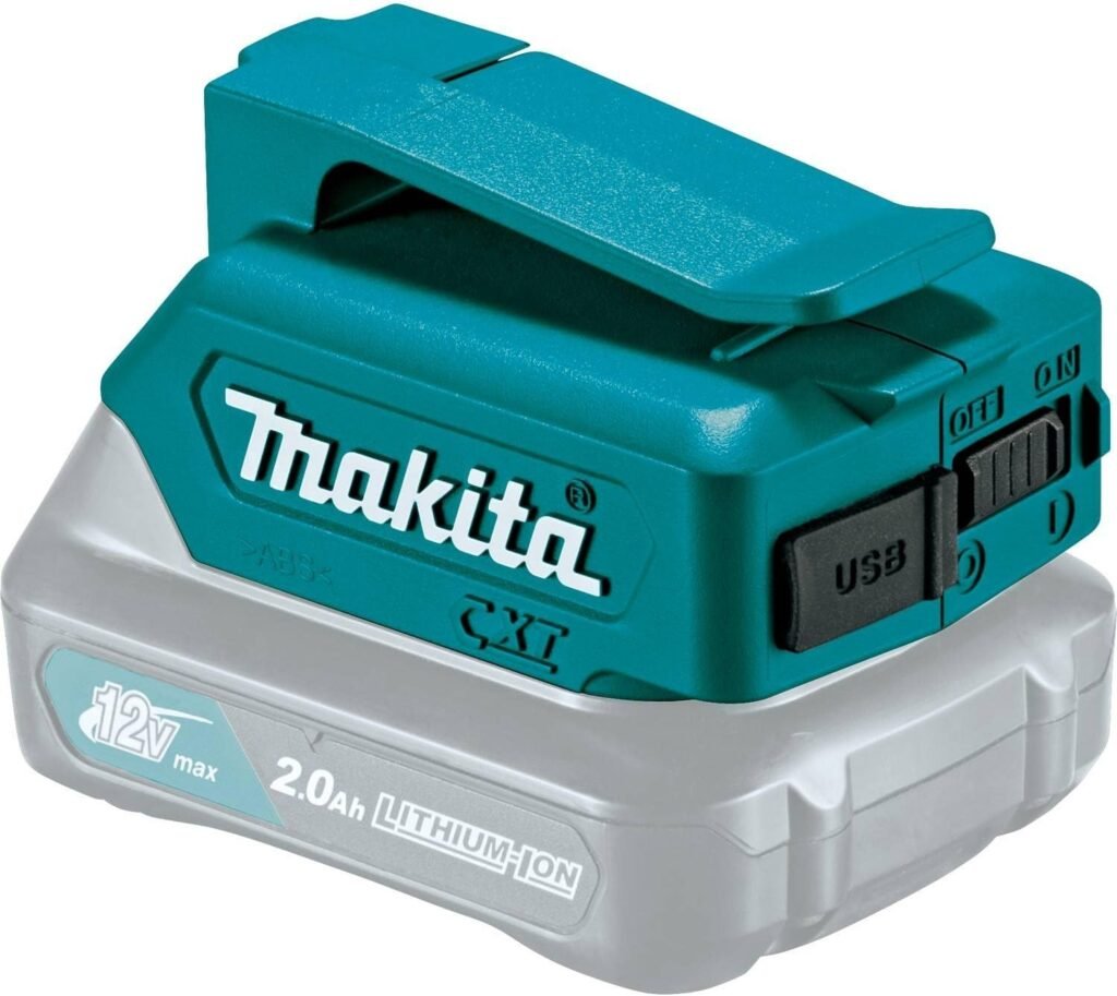 Makita MT01R1 12V max CXT Lithium-Ion Cordless Oscillating Multi-Tool Kit (2.0Ah) with ADP06 12V max CXT Lithium-Ion Cordless Power Source