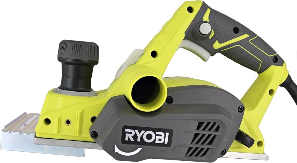 Ryobi HPL52K 6 Amp 16,500 RPM 3 1/4 Corded Hand Planer w/ Kickstand and Dual Dust Ports