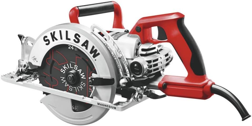 SKILSAW SPT77WML-01 15-Amp 7-1/4-Inch Lightweight Worm Drive Circular Saw , Silver