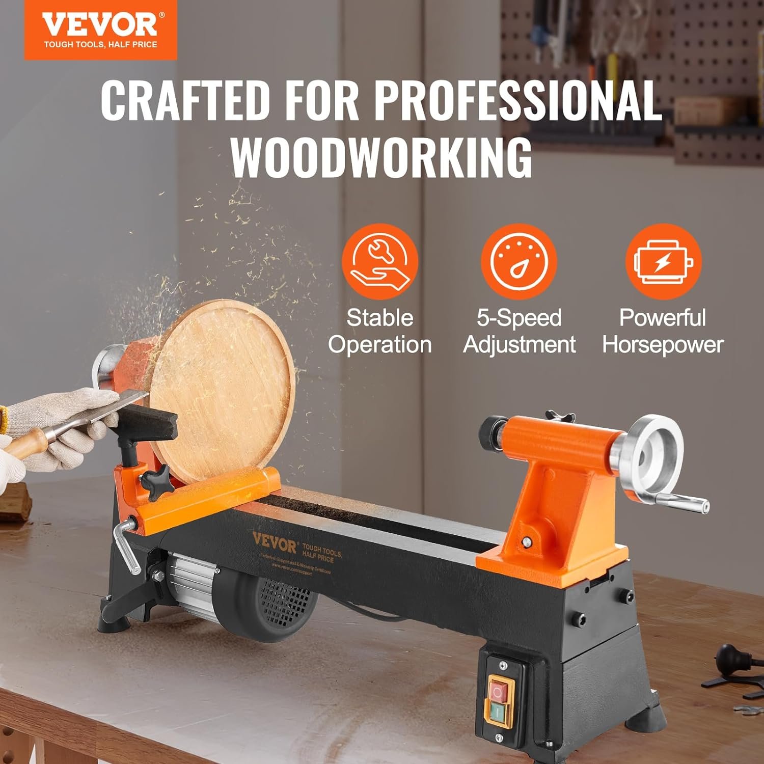 VEVOR Benchtop Wood Lathe Review