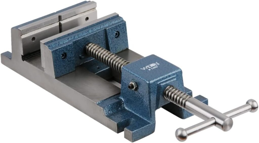 Wilton Versatile Drill Press Vise, 6 Jaw Width, 6-3/4 Max Jaw Opening, Rapid-Acting Nut (Model 1460)